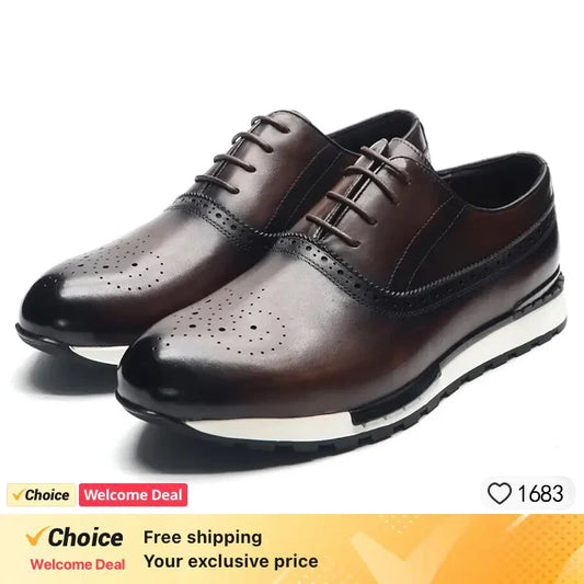 Outdoor Hiking Grass Snow Non-slip Sole Golf Shoes Top Grade Luxury Genuine Leather Man Autumn Winter Sneakers EU Size 38 To 46