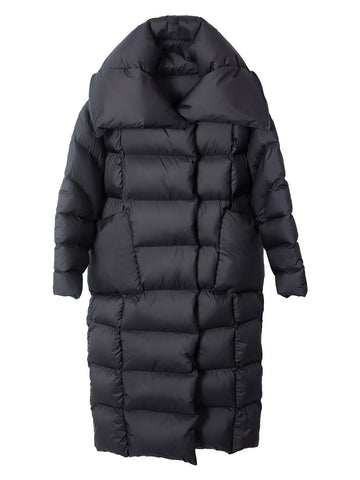 2025 New Light Bread Coat Female Brand Women's Extended Knee-Length Luxury down Jacket Coat Warm Puffer Vest Winter Outerwear