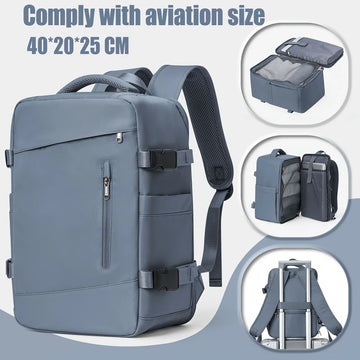 Men Laptop Backpack Wizzair Carry On, Women's Backpack Travel Suitcase Cabin Bag Aircraft Ryanair 40x20x25 Airplane Travel Bag