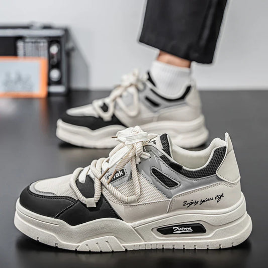 Casual Fashion Mesh Sneakers New Skateboard Mens Shoes Outdoor Running Sports Shoes Hiking Tennis Platform Luxury Footwear