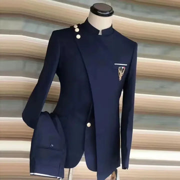 New Men's Dress Men's Wedding Party Dress Bridegroom Best Man Tuxedo Performance Suit (Jacket+pants)Bespoke Clothes