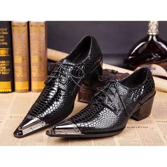mens classic shoes spiked loafers black red wedding gold toe dress shoes brogue flats slip on shoe lasts