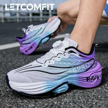 Men's New Sneakers Carbon Plate Cushioning Running Shoes 9PRO MAX Jogging Breathable Mesh Non-Slip Outdoor Shoes Off-road Shoes