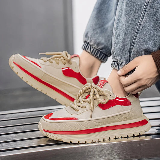 Fashion Platform Men's Sneakers Outdoor Good Quality Walking Shoes Men Athletic Shoes For Men On Office Vulcanized Sneakers Male