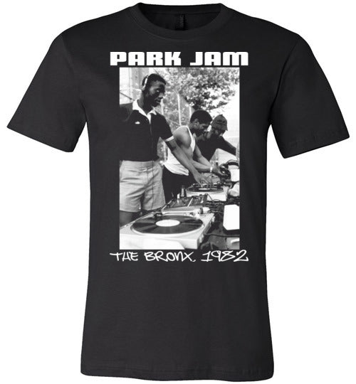 Old School, Hip Hop, New York,1982 Bronx, Park Jam Party,Vinyl, DJ,Rap,v2,Canvas Unisex T-Shirt