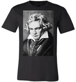 LUDWIG VAN BEETHOVEN Portrait Composer Classical Music Romantic ,v1, Canvas Unisex T-Shirt