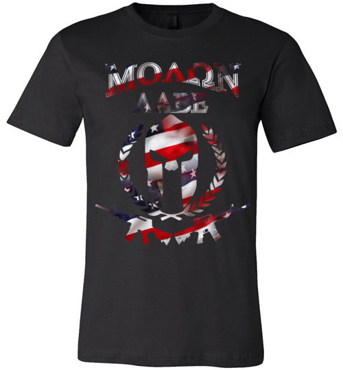 Molon Labe Come and Take It , USA Flag, Famous Spartan Warrior Slogan,v1, Canvas Unisex T-Shirt