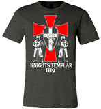 Knights Templar Cross Crest 1119 ,v33,Canvas Unisex T-Shirt