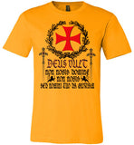 Knights Templar Deus Vult ,v28,Canvas Unisex T-Shirt