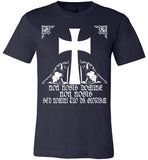 Knights Templar Deus Vult , v18,Canvas Unisex T-Shirt