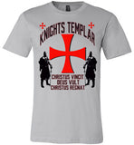 Knights Templar Christus Vincit Deus Vult Christus Regnat ,V15,Canvas Unisex T-Shirt