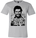 Pablo Escobar,Colombian Drug Lord, MedellÃ­n Cartel,Narcos,El Patron, King,Mugshot, v1b, Canvas Unisex T-Shirt