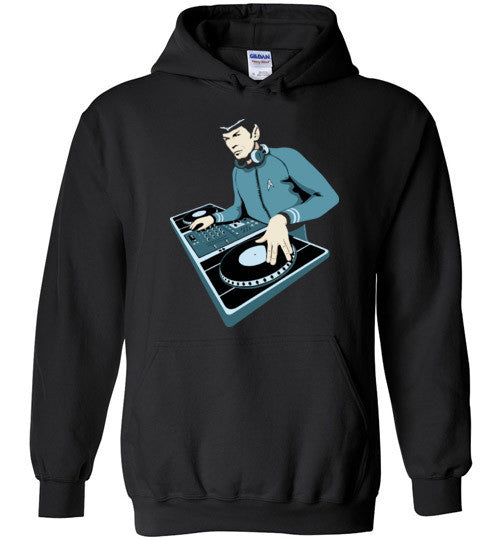 Spock Star Trek DJ , Gildan Heavy Blend Hoodie