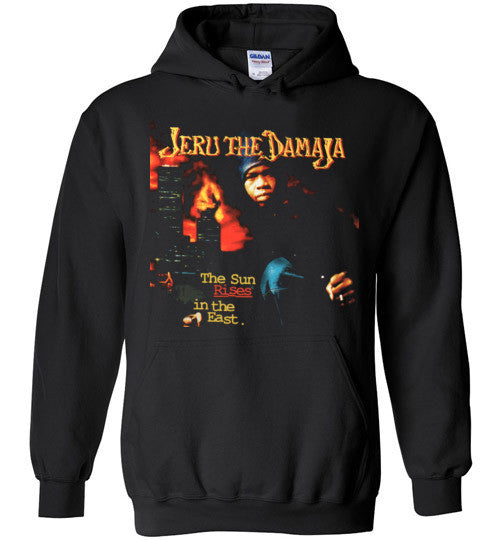 Jeru the Damaja ,The Sun Rises in the East, Classic Hip Hop, 1994 ,DJ Premier, Afu-Ra, New York, Gildan Heavy Blend Hoodie