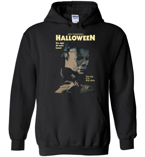 HALLOWEEN MICHAEL MYERS John Carpenter Classic Horror Movie,v14,Gildan Heavy Blend Hoodie