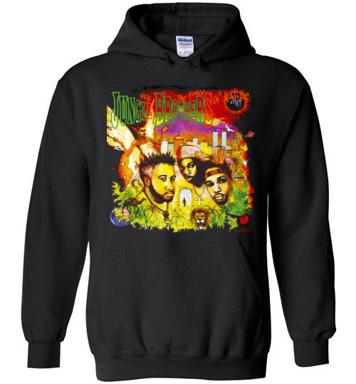 Jungle Brothers,Done By the Forces of Nature, Native Tongues,Classic Hip Hop, 1989,New York, Gildan Heavy Blend Hoodie