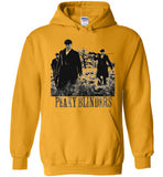 Peaky Blinders,gangster family,crime drama Birmingham, Tommy Shelby,Cillian Murphy,Chester Campbell,Shelby family,v1, Gildan Heavy Blend Hoodie