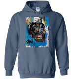Jean Michel Basquiat Artist Graffiti , Gildan Heavy Blend Hoodie v1