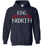 King Of The North , Game of Thrones , v1, Gildan Heavy Blend Hoodie