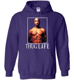 Tupac 2pac Shakur Makaveli Thug Life v9 , Gildan Heavy Blend Hoodie