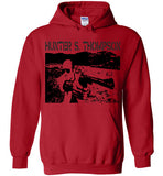 Hunter S Thompson, gonzo journalism,Hell's Angels, Fear and Loathing in Las Vegas, The Diary,v1a,Gildan Heavy Blend Hoodie