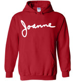 Joanne Lady Gaga , White Print, Gildan Heavy Blend Hoodie