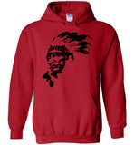 Native American Indian Chief , Gildan Heavy Blend Hoodie