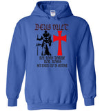 Knights Templar Deus Vult , v17,Hoodie