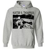 Hunter S Thompson, gonzo journalism,Hell's Angels, Fear and Loathing in Las Vegas, The Diary,v1a,Gildan Heavy Blend Hoodie