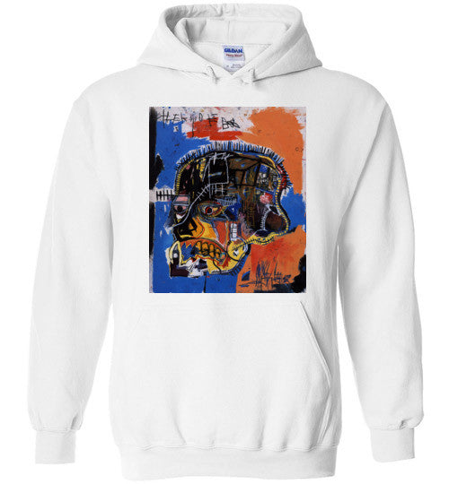 Jean Michel Basquiat Artist Graffiti Icon Art Genius Designer New York City Fashion Street Wear v2, Gildan Heavy Blend Hoodie