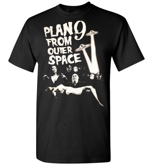Plan 9 from Outer Space Horror Movie Ed Wood ,Vampira ,Tor Johson , Gildan Short-Sleeve T-Shirt