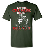 Knights Templar Let The Crusade Begin Deus Vult,v19,T-Shirt