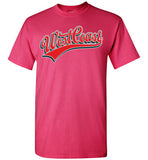 West Coast Baseball Hip Hop Style ,v1,Gildan Short-Sleeve T-Shirt