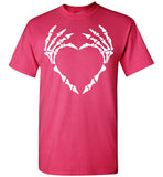 Skeleton Heart Hands Halloween , Gildan Short-Sleeve T-Shirt