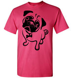 Cute Pug Shirt Tee T-shirt Pugs,v1,Gildan Short-Sleeve T-Shirt