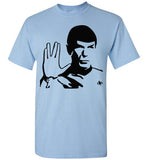 Spock Vulcan Salute Star Trek Starfleet TShirt Enterprise Voyager,Gildan Short-Sleeve T-Shirt