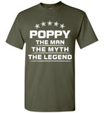 POPPY The Man The Myth The Legend v3 , Gildan Short-Sleeve T-Shirt