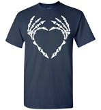 Skeleton Heart Hands Halloween , Gildan Short-Sleeve T-Shirt