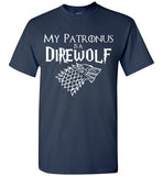 Game Of Thrones , Harry Potter My Patronus is a Direwolf ,Gildan Short-Sleeve T-Shirt