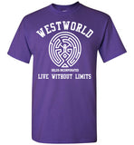 WestWorld Maze Live Without Limits shirt Tee T-shirt,v5,Gildan Short-Sleeve T-Shirt