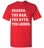GRAMPA The Man The Myth The Legend v2 , Gildan Short-Sleeve T-Shirt