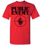 Public Enemy, Chuck D, Flavor Flav,Terminator X, Classic Hip Hop , v2, Black Print, Gildan Short-Sleeve T-Shirt