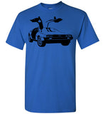 DeLorean DMC-12 Back To The Future Car , Gildan Short-Sleeve T-Shirt