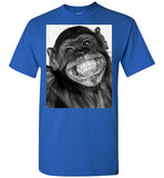 Monkey funny chimpanzee happy smile face,v3,T Shirt