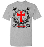 Knights Templar Crest In Hoc Signo Vinces,v23,T-Shirt