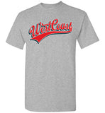 West Coast Baseball Hip Hop Style ,v1,Gildan Short-Sleeve T-Shirt