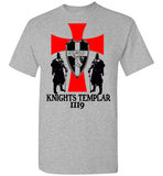 Knights Templar Cross Crest 1119, v32,T Shirt
