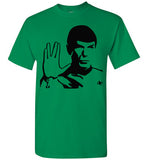 Spock Vulcan Salute Star Trek Starfleet TShirt Enterprise Voyager,Gildan Short-Sleeve T-Shirt