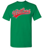 West Coast Baseball Hip Hop Style ,v1,Gildan Short-Sleeve T-Shirt