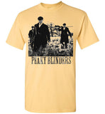 Peaky Blinders,gangster family,crime drama Birmingham, Tommy Shelby,Cillian Murphy,Chester Campbell,Shelby family,v1, Gildan Short-Sleeve T-Shirt